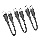 banco us bank estados unidos 【Muy corto de 15 cm】 Cable USB C a C corto de 15 cm apto para carga de corta distancia, como el uso de la carga del banco de energía, para el concentrador de carga USB. Fácil de transportar, no ocupa mucho espacio.