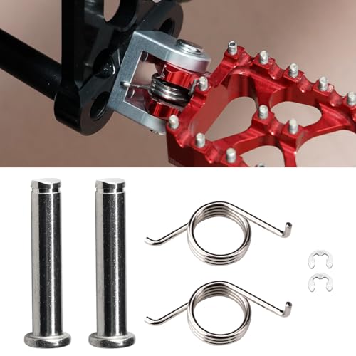 URLWALL Dirt Bike Foot Pegs Springs Pedal Bolt Kit for Sur