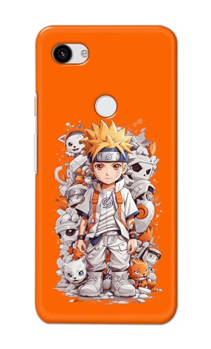 Image of PRINTFIDAA Printed Hard Back Cover Case for Google Pixel 3A Back Cover (Famous Anime Cartoon Character) -112
