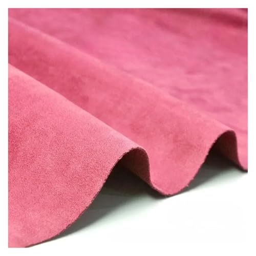 Tissu en daim non collant rose faux cuir pour décoration de bijoux et loisirs créatifs