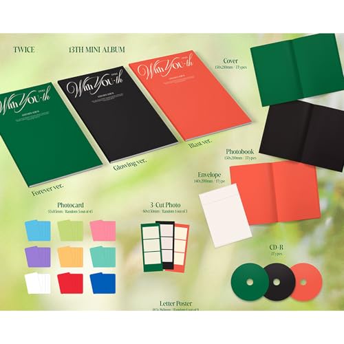 Disque kpop 13e mini album Blast de Deux fois musique