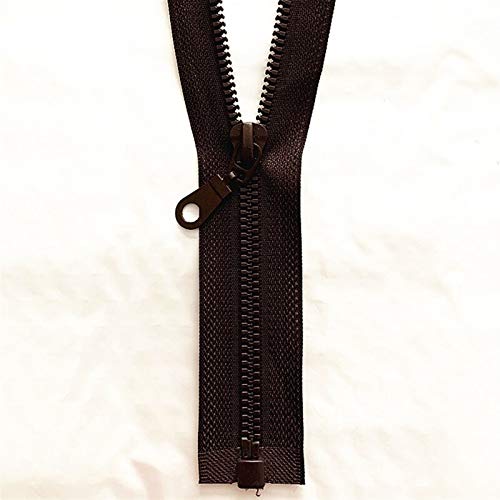 Cremalleras para Coser, Cremallera de plástico, 3 Piezas, n.° 5, Cremallera Desmontable, Cremallera de Resina, con Extremo Abierto, Cierre ecológico automático, Cremallera de plástico, para Coser