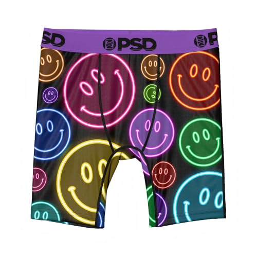 Image of PSD Youth Boys Underwear Smiley Face Graphic Boxer Briefs, Packs & Singles