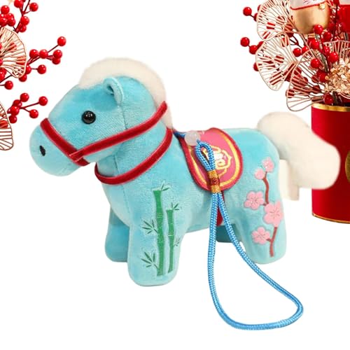 Generisch Juguete de peluche, adorno de peluche coleccionable 2026 - Año Nuevo Chino Peluche | Para el hogar, sala de juegos, habitación infantil, viajes y coche