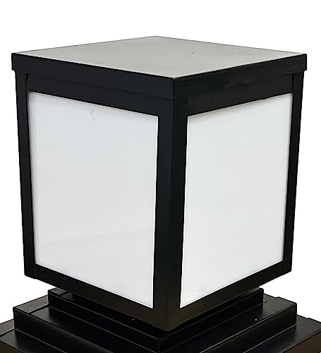 Image of BrighLyt Outdoor Gate Light & Garden Gate Lamp - Waterproof Pillar Light for Main Entrance, Balcony & Pathway (GL21, Pack of 2)