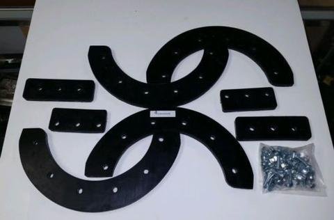 Mowerman Parts Snow Thrower Paddle Set 20,21 Or 22" Fits Murray/Craftsman, 302565Ma, Hardware Included! (68 Pcs) Snow Blower Paddle Set #TOP1