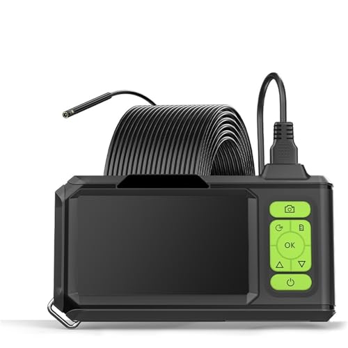 HƗp 4.3C` IPSXN[ I[gtH[JXJ HD1080P VOfAgvY USBv[u Ԍp{AXR[v LED(3.5m,5.5MM Dual Lens)