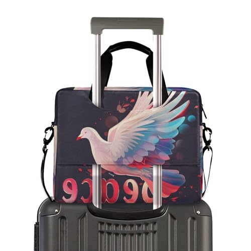 Bolsa para portátil ALAZA Gradient Peace Dove 13-15.6 pulg miniatura 3