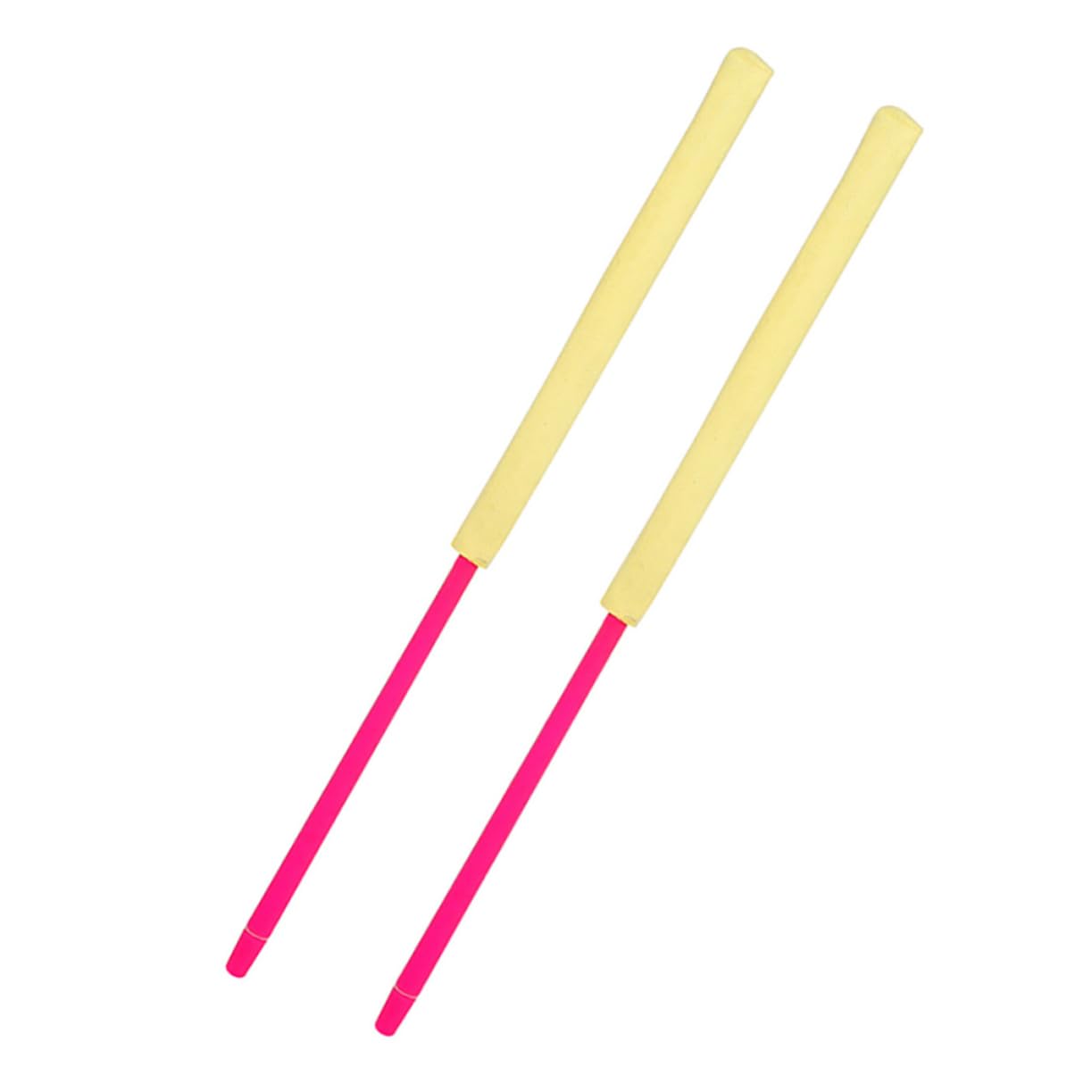 Varilla Limpiadora para Flauta 2 Piezas, Cepillo de Limpieza | Plástico y Pelusa, Color Amarillo, para Limpieza de Instrumentos, también Apta para Clarinete