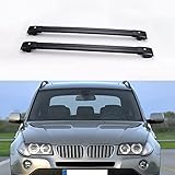 【Materiales de alta calidad】Los portaequipajes para el techo del automóvil están hechos de un peso ligero y duradero que es liviano, resistente a la corrosión, resistente a altas temperaturas, no se oxida fácilmente, estructura fuerte, rendimiento estable para uso a largo plazo.