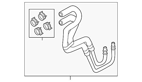 Ford BB5Z-7R081-B, Auto Trans Oil Cooler Hose
