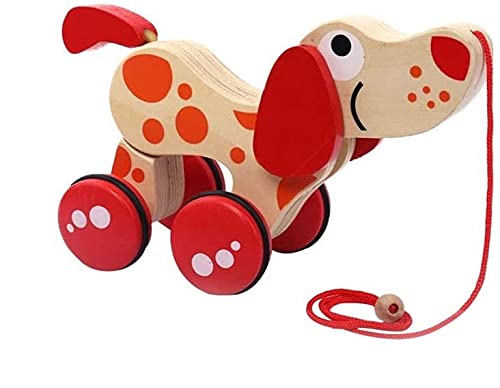 Wooden Pull Along Puppy Toy