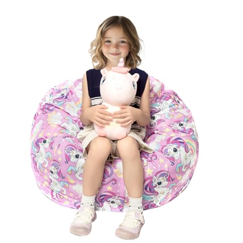 SANFERGE Funda para puf de almacenamiento