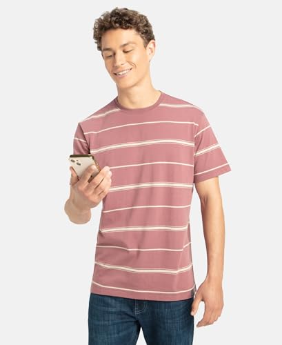 Image of Jockey 2715 Men Super Combed Cotton Rich Striped Round Neck Half Sleeve T-Shirt