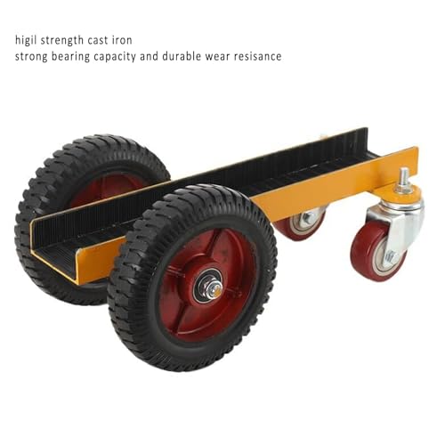 Carrello con pannello resistente con 4 ruote solide, capacità di 499,9 kg, per lastre di vetro, compensato, porte, finestre, telai in cartongesso