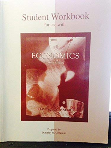 Student Workbook for use with Economics 0071092951 Book Cover