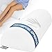 5 Star United Almohada Media Luna con Espuma Viscoelástica Premium para Piernas y Rodillas, Elevación Ergonómica para Dormir de Lado, 52×20×11 cm
