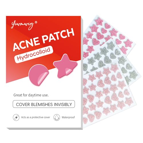Star Pimple Patches for Face (120 Counts) Festival Beauty Party, Hydrocolloid Cute Acne Patches Cover Zits Blemishes, Zit Patches Spot Stickers Acid, Zit Patches Pads for Skin Care