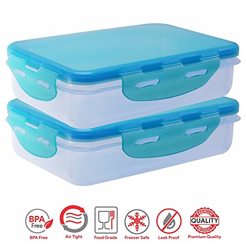 Image of Wonder Plastic Prime Klick N Seal 301 Air Tight Container, Set of 3, 450 ml, Green Color, Made in India, KBS00467
