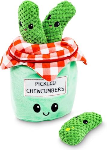 Pet Craft Supply Hide and Seek Plush Dog Toys Crinkle Squeaky Interactive Burrow Activity Puzzle Chew Fetch Treat Hiding Brain Stimulating Cute Funny Toy Bundle...