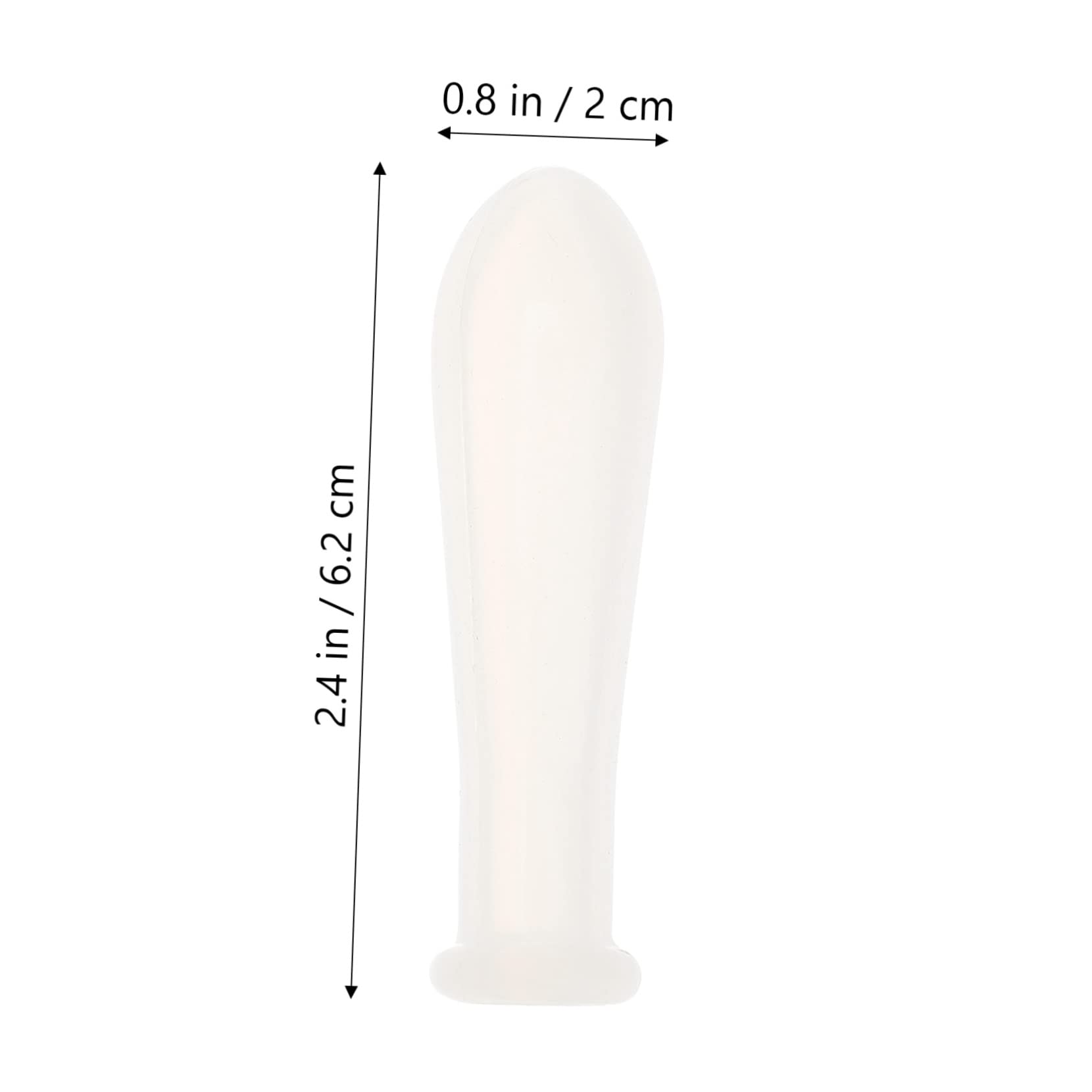 Ciieeo Lab Pipette Caps Silicone Dropper Tips Graduated Dropper Caps Pack Black Random