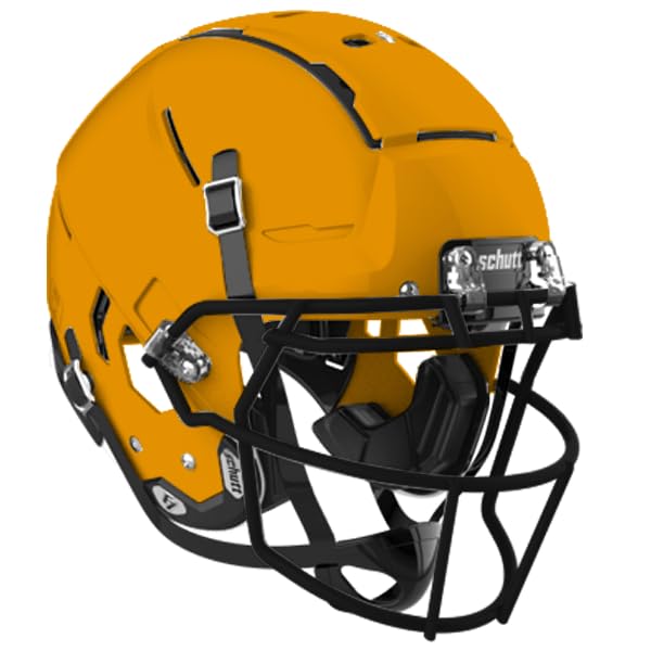 Schutt F7 VTD Adult Football Helmet (Sunflower Gold, XL)