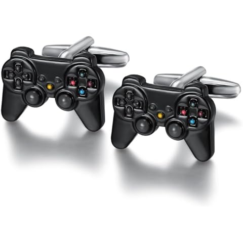BOBIJOO Vintage Controllers Cufflinks for Men Cover