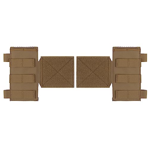 Tactical Chest Rig Side Saddle Pair,Hoop and Loop Expander Wing Side Entry Panel Compatible with Micro MK4/MK5 D3CR Placard