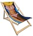 Produktbild Unikatolo Liegestuhl mit Name, Bikini Girl, Strandstuhl, Geschenkidee Männer witzig, individuell Bedruckt
