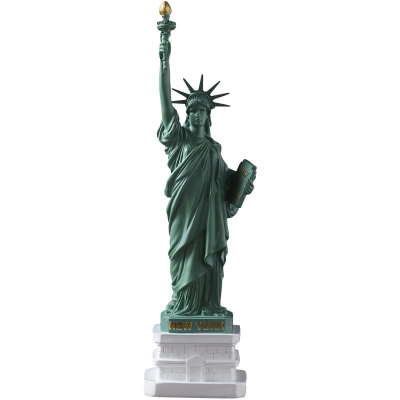 ZPSHYD Statue de la Liberté Rétro New York City Figurines Souvenirs pour la Maison Bureau Décoration Modèle Artisanat 26 cm