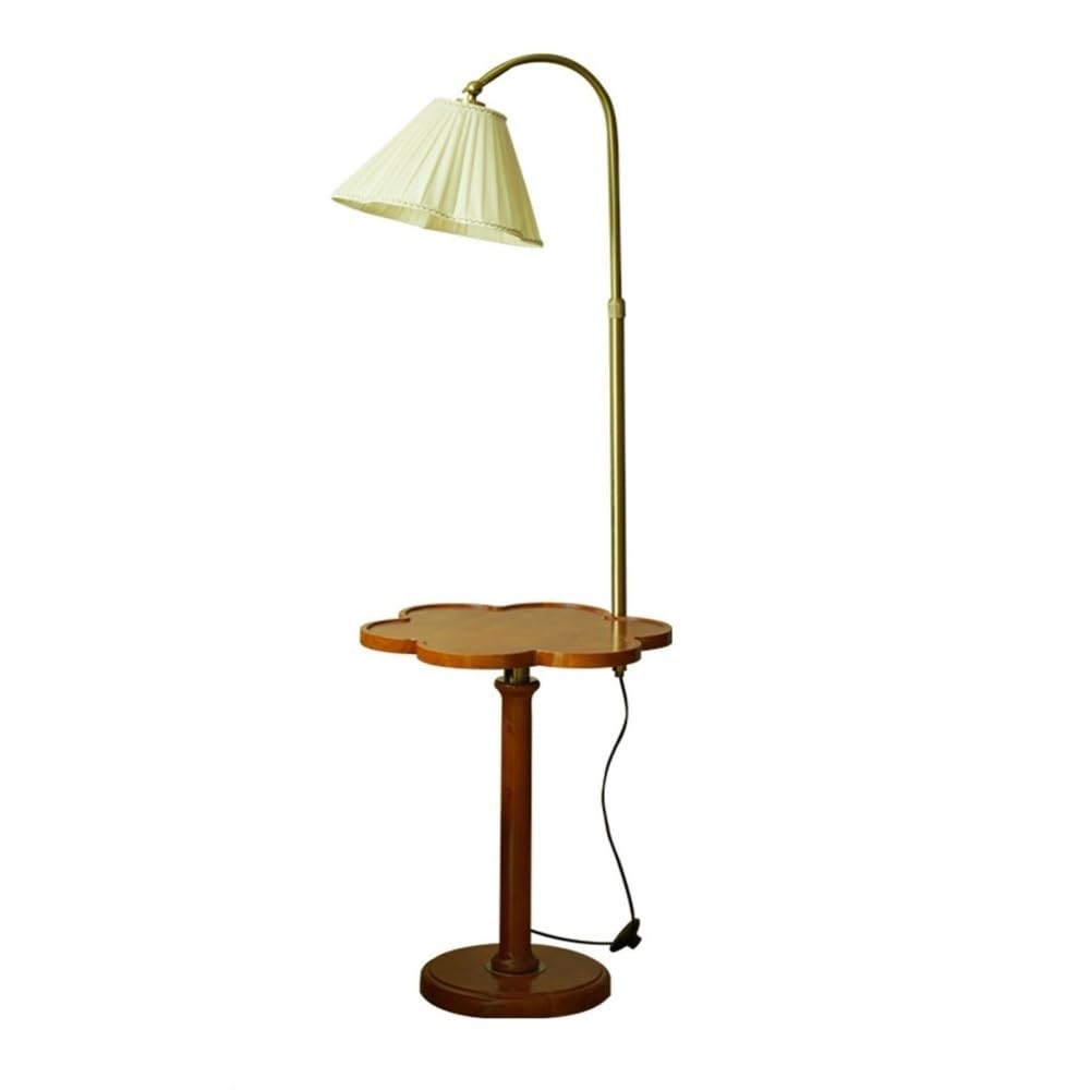 Jian1004 Floor Lamp, Modern LED Floor Lamp with Shelf, Standing Reading Light for Living Room & Bedroom