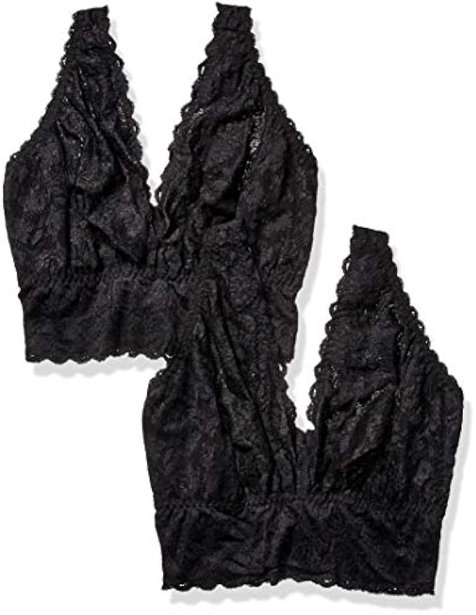 Cosabella Women's Say Never Curvy Plungie Longline Bralette 2 Pack