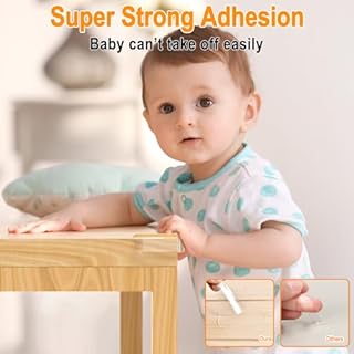 Corner Protectors for Kids, E-PROUSE 8pcs Pre-taped Corner Protectors Clear, Table Corner Protector for Baby with Strong Adhesion