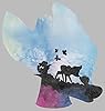 Disney Kids Watercolor Bambi Youth tröja, hoodie, atletisk heather, liten, Atletisk ljung, S #1