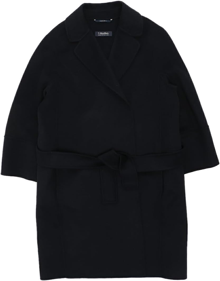 美品 セオリー ダブルフェイス ノーカラー コート ゆったり ブラウン P