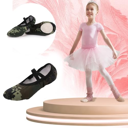 Children Dance Shoes Warm Dance Ballet Performance Indoor Shoes Yoga Girls Shoes Canvas Ballet Shoes for Girls2