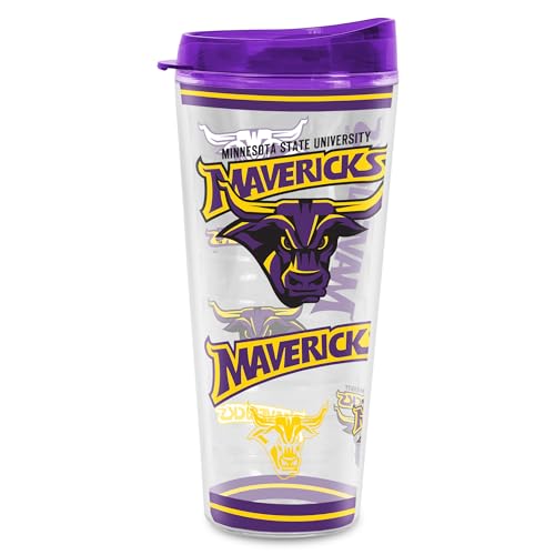 Image of Rico Industries NCAA College Double Wall Mayhem 16oz Or 20oz Tritan Tumbler W Lid