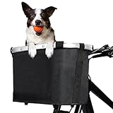 LuzCadaVez Cesta Bicicleta Frontal Plegable Canasta para Bici Delantera Extraíble Impermeable Bolsa de Transporte...