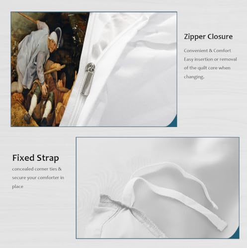 Housse de couette The Blind Leading the Blind avec fermeture éclair 260x240 - 7