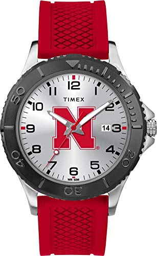 Image of Timex Tribute Men's Collegiate Gamer 42mm Watch - Georgia Bulldogs with Black Silicone Strap