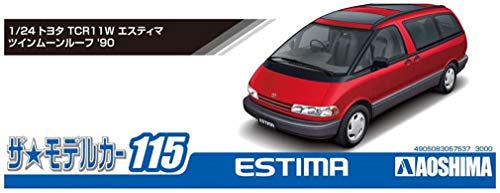 Aoshima Toyota TCR11W Estima Twin Moonroof 1:24 miniatura 5