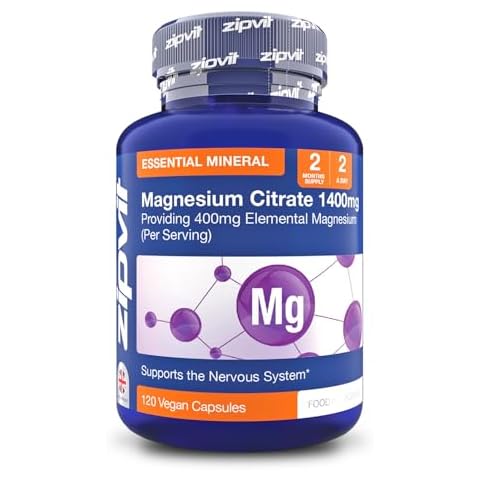 Zipvit High Strength Magnesium Citrate Capsules Cover