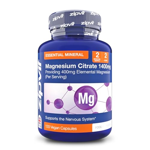 Zipvit Magnesium Citrate Capsules, 120 Count