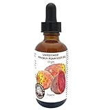 Prickly Pear Seed Oil Organic - Virgin (Cold Pressed, Unrefined) for hydrated skin, glowing mature skin. Nature’s Desert Secret for Radiant Skin and Hair 0.5 oz (15ml)