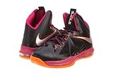 Nike Lebron X (Floridian Away) Negro/Cereza-Naranja Vívido (12)