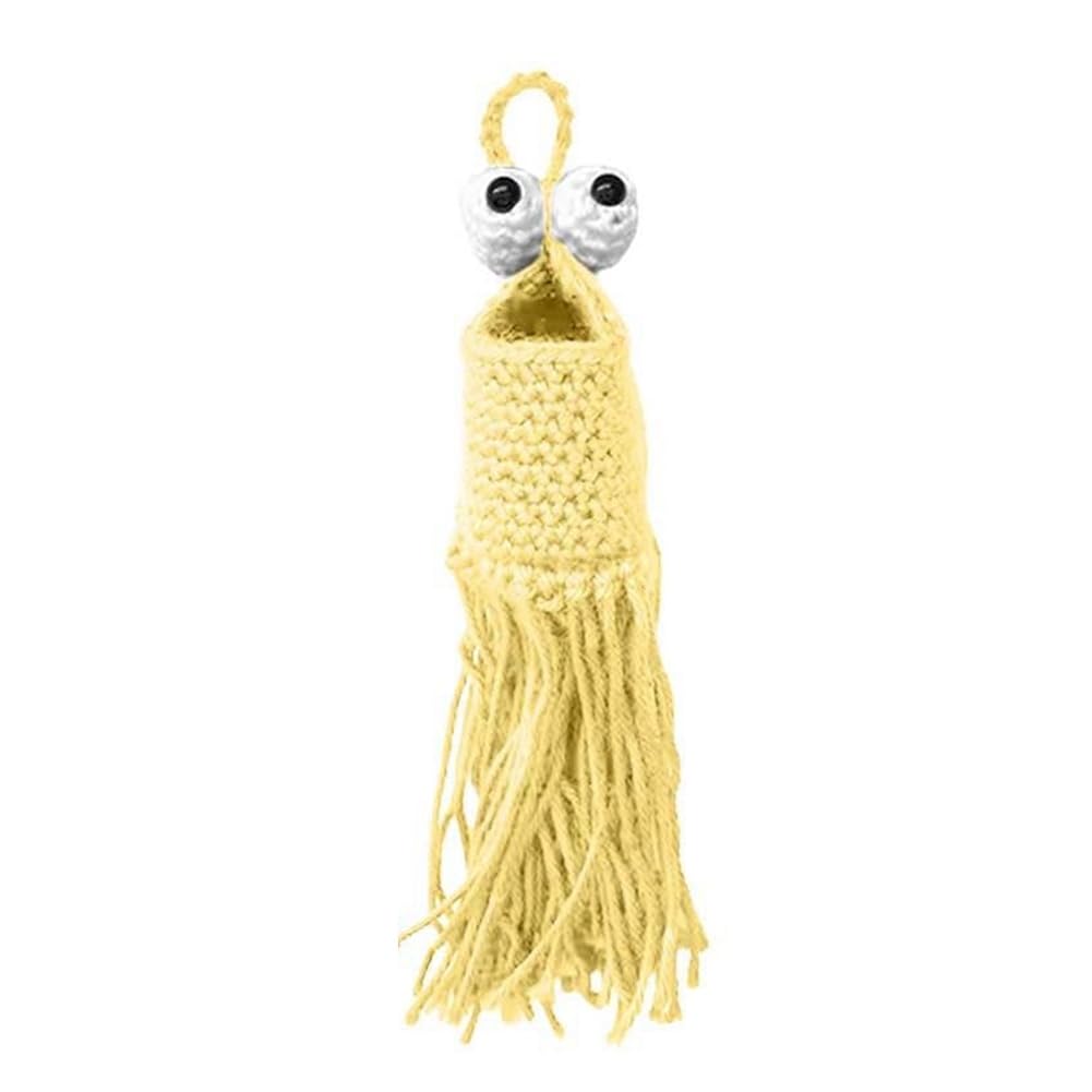 Osmond Plant Hanger Indoor Hanging Planter Basket,Macrame Plant Hanger Indoor Mini Yip Hanging Storage Basket,Yellow