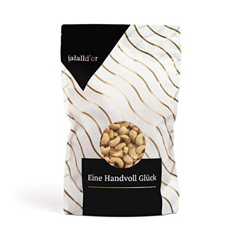 Cashewkerne bio Jalall D'or | 1kg | natur |zertifiziert | ganz | BIO CASHEWS frisch abgefüllt | wertvolle MAGNESIUM-Quelle | natürlicher TRYPTOPHAN-Lieferant | Cashewnüsse 1000 g