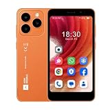 AGM N2 Mini Smartphone, Android 16 go, Schermo HD 4,96", 3GB+32GB, IP54 Doppia SIM, Batteria 3000mAh, WhatsApp, Arancione