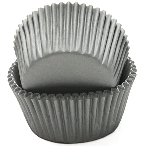 Image of Chef Craft Classic Cupcake Liners, 50 Count, Gray
