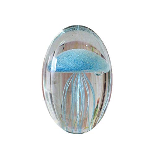 Méduse décorative en verre pour salon moderne et décoration de table épurée